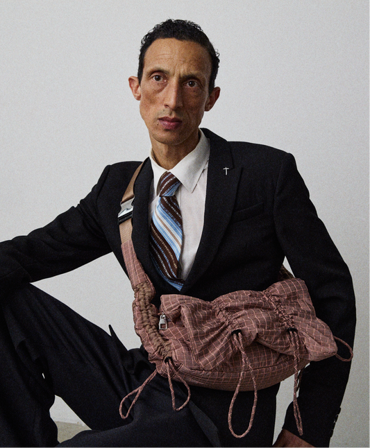 SENT Bag in ROSE Windowpane
