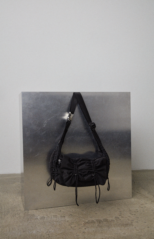 SENT Bag in Black Recycled Polyester