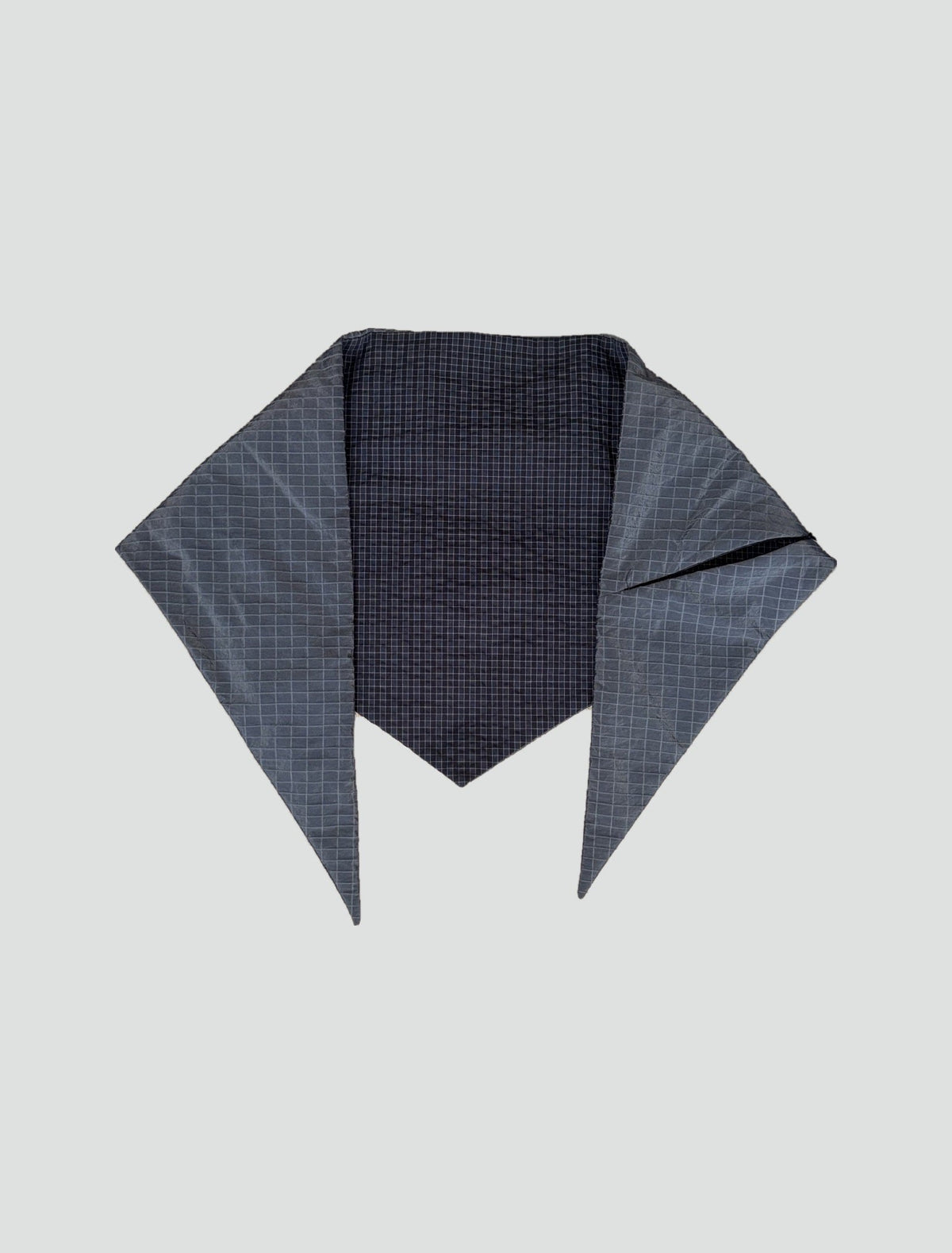 TWISTING Scarf - Slate Windowpane Ripstop