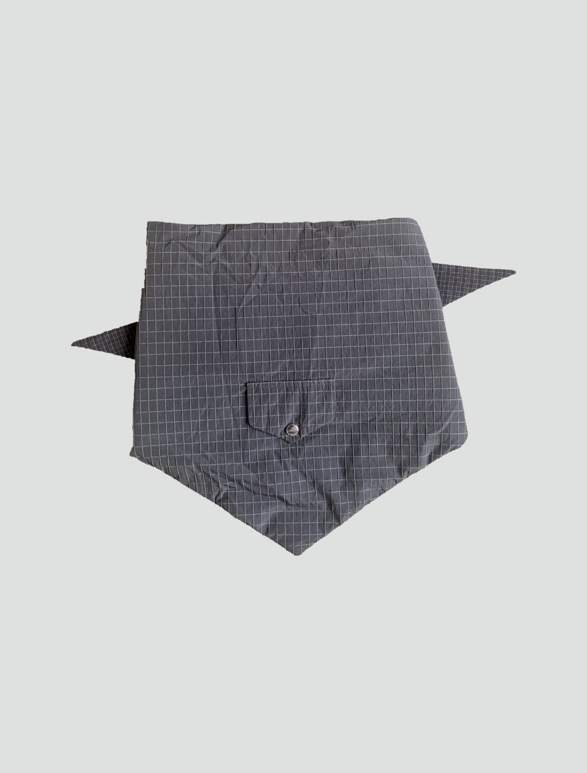 TWISTING Scarf - Slate Windowpane Ripstop