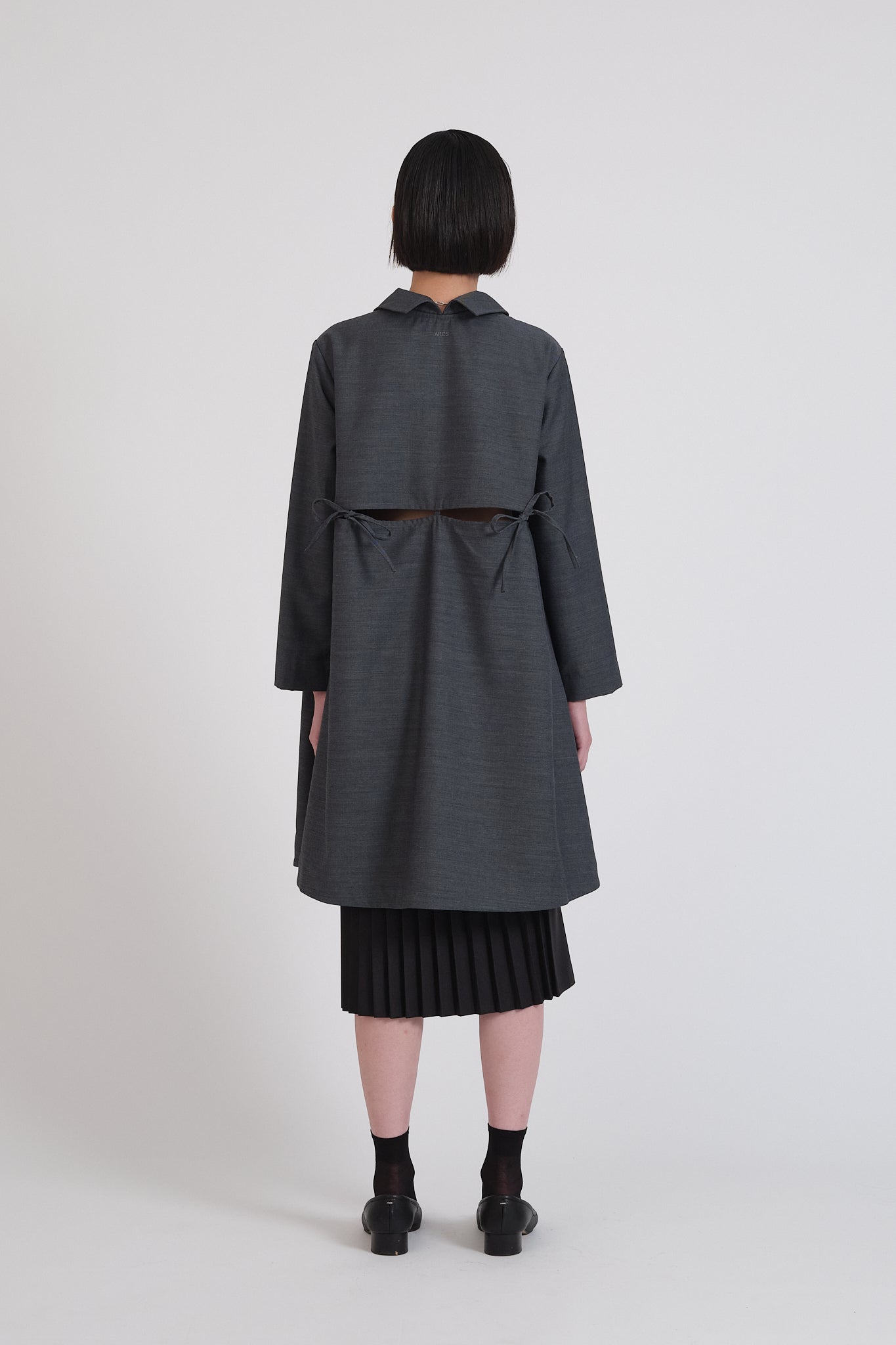 SHARPNESS Dress- Charcoal