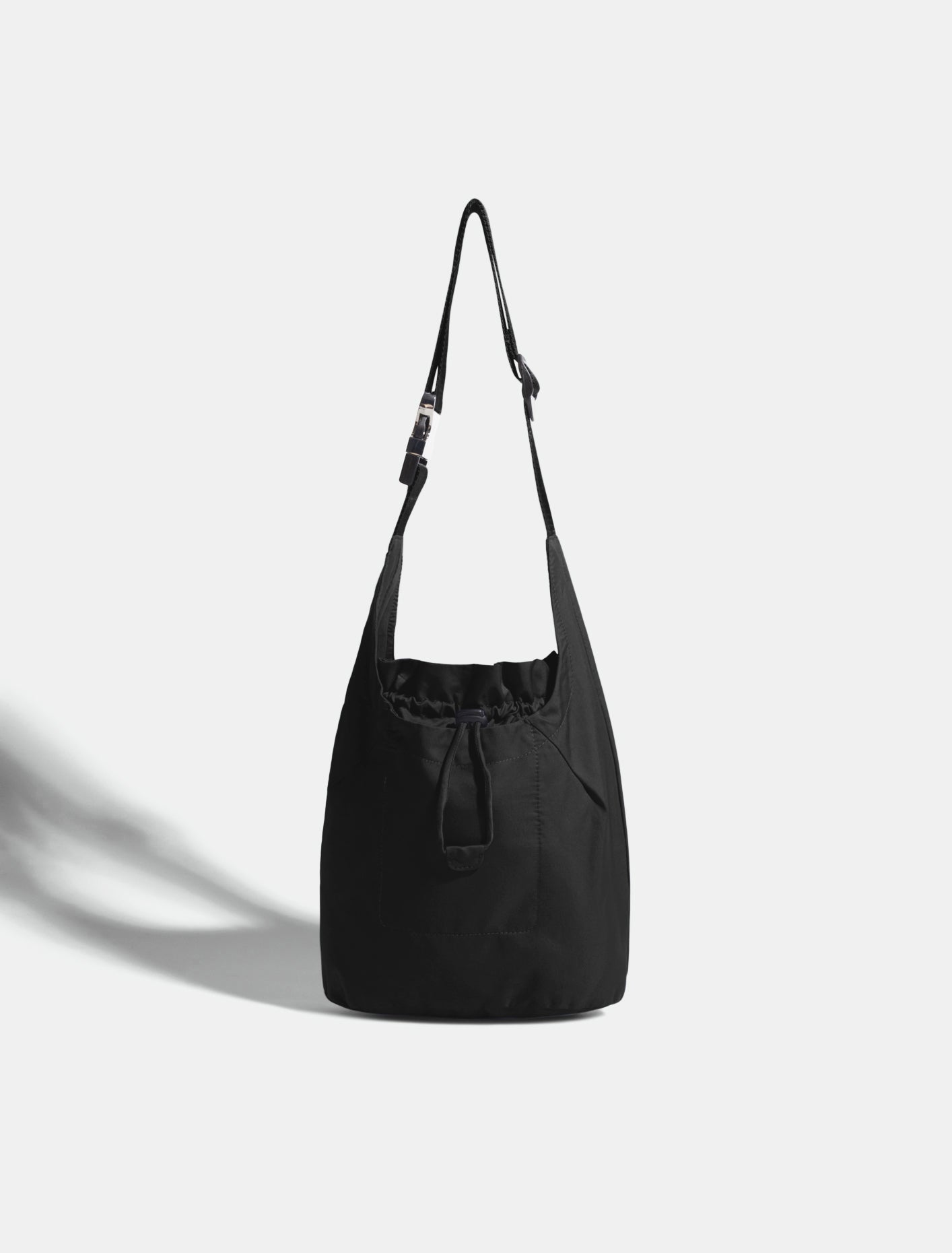 SHARP Cross body in Black Recycled Polyester