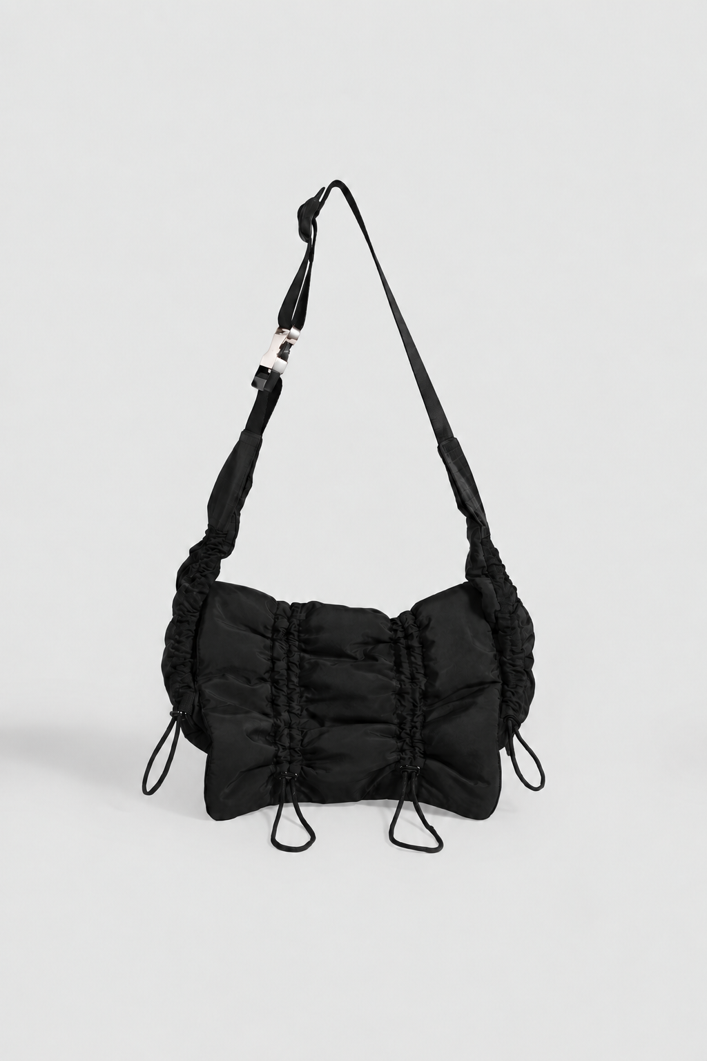 SENT Bag in Black Recycled Polyester