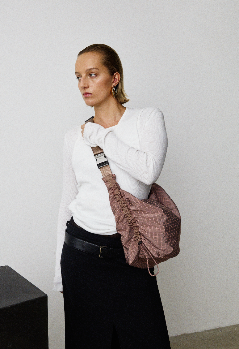 HEY Sling Bag - ROSE Windowpane
