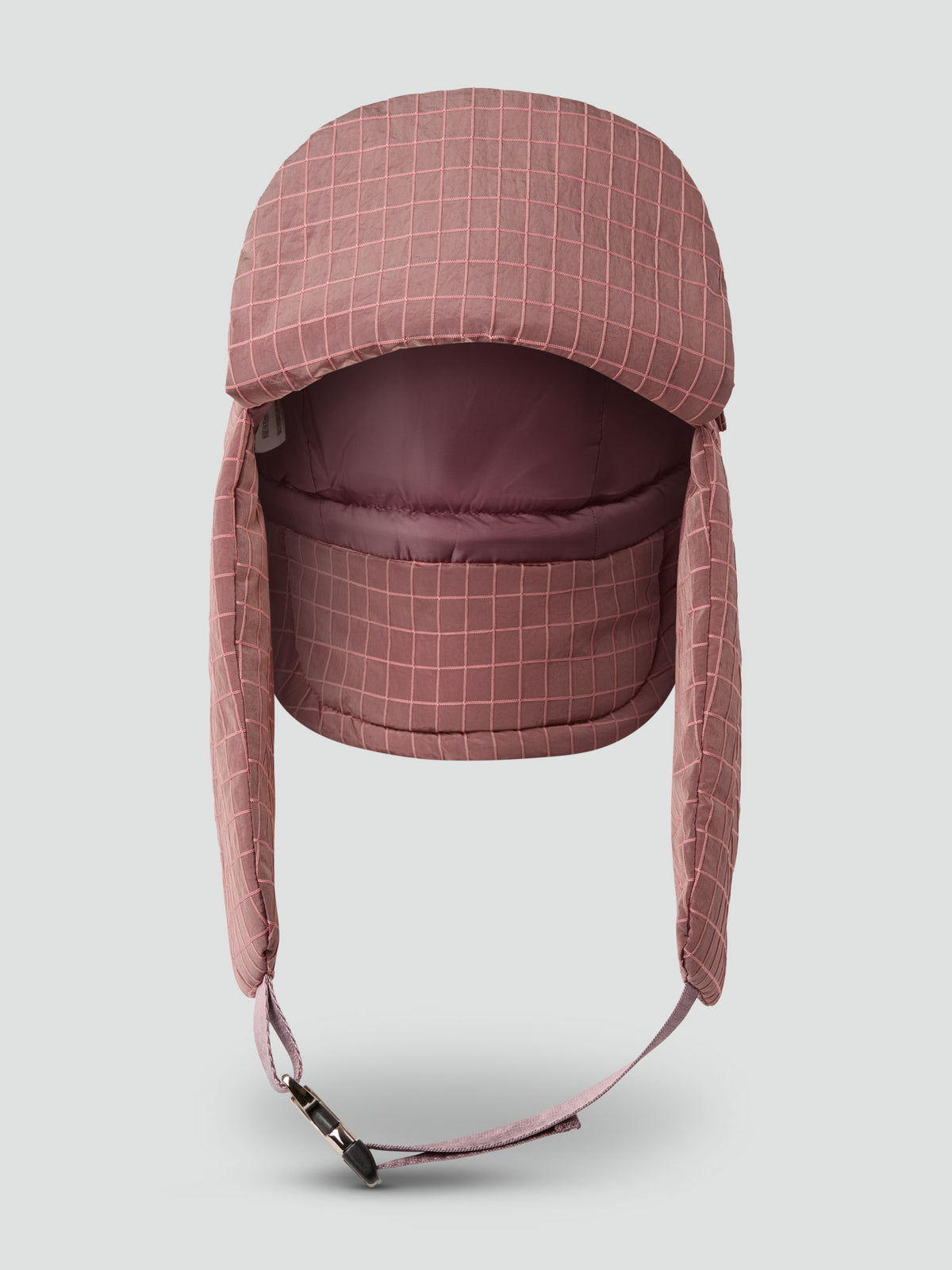 MOMENTARY HAT in ROSE Windowpane