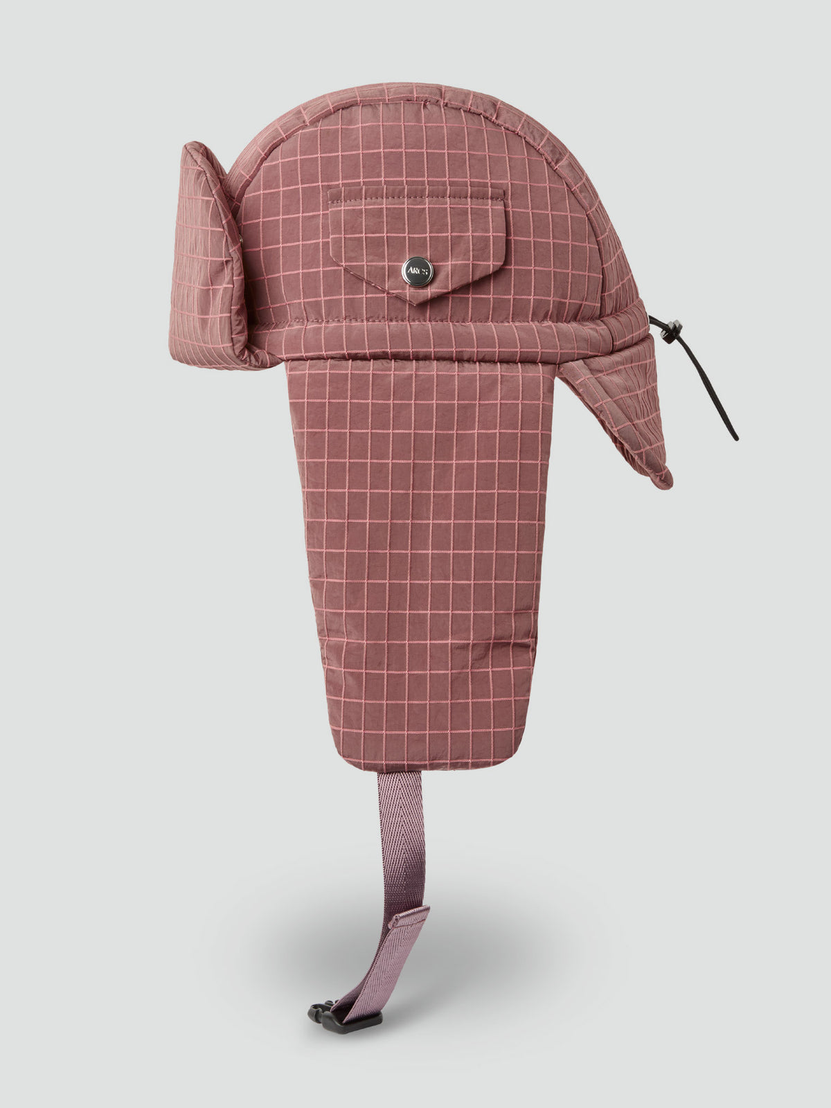 MOMENTARY HAT in ROSE Windowpane