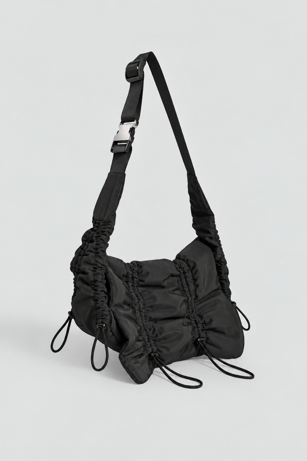 SENT Bag in Black Recycled Polyester